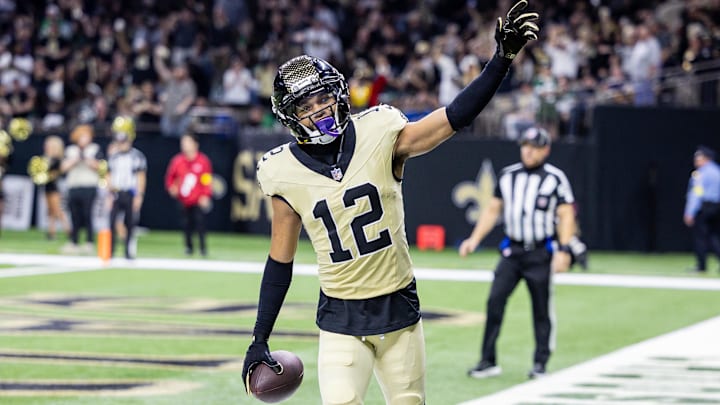 New Orleans Saints wide receiver Chris Olave