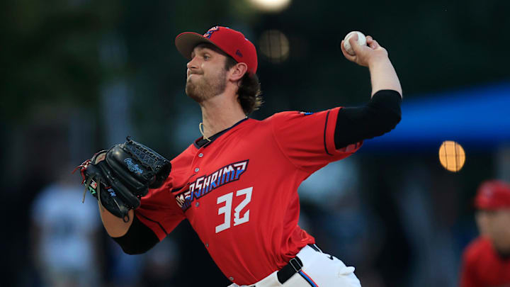 Jacksonville Jumbo Shrimp pitcher Thomas White.