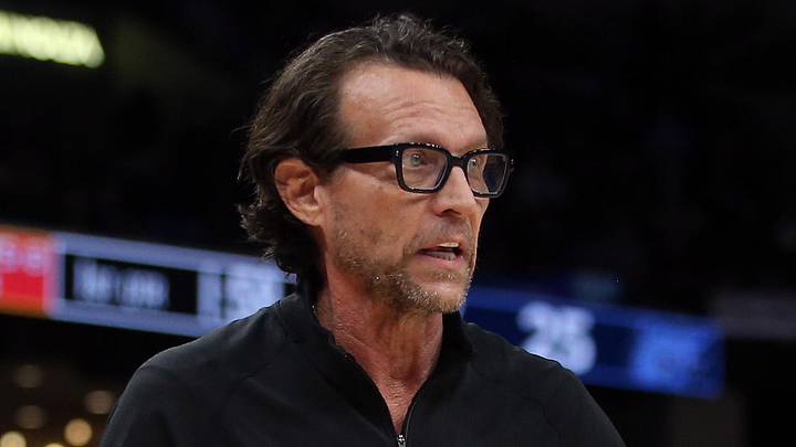 Atlanta Hawks head coach Quin Snyder reacts during the first quarter against the Memphis Grizzlies at FedExForum on January 21, 2026. Atlanta Hawks head coach Quin Snyder reacts during the first quarter against the Memphis Grizzlies at FedExForum on January 21, 2026.