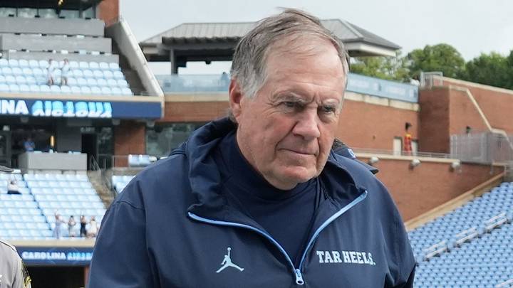 Sep 12, 2026; Chapel Hill, North Carolina, USA; North Carolina Tar Heels head coach Bill Belichick walks off the field after the game at Kenan Stadium. Mandatory Credit: Bob Donnan-Imagn Images Sep 12, 2026; Chapel Hill, North Carolina, USA; North Carolina Tar Heels head coach Bill Belichick walks off the field after the game at Kenan Stadium. Mandatory Credit: Bob Donnan-Imagn Images