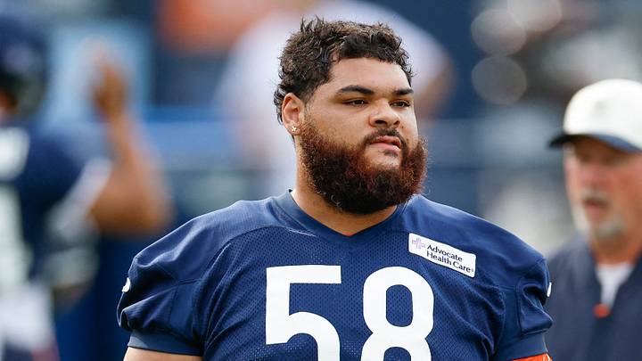 Chicago Bears offensive tackle Darnell Wright