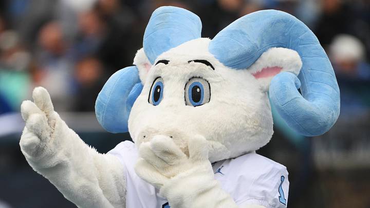 Oct 17, 2026; Durham, North Carolina, USA;  Rameses Jr. during the during the first quarter against the Duke Blue Devils at Wallace Wade Stadium.  Mandatory Credit: Zachary Taft-Imagn Images