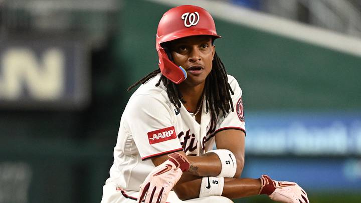 Washington Nationals shortstop CJ Abrams Washington Nationals shortstop CJ Abrams