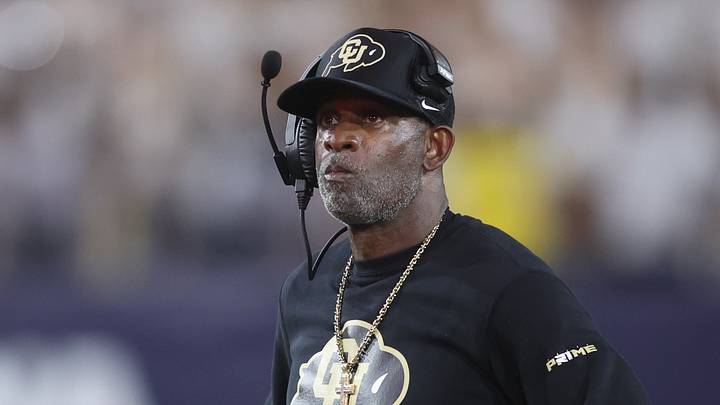 Sep 3, 2026; Atlanta, Georgia, USA; Colorado Buffaloes head coach Deion Sanders reacts in the first half against the Georgia Tech Yellow Jackets at Bobby Dodd Stadium at Hyundai Field. Mandatory Credit: Brett Davis-Imagn Images Sep 3, 2026; Atlanta, Georgia, USA; Colorado Buffaloes head coach Deion Sanders reacts in the first half against the Georgia Tech Yellow Jackets at Bobby Dodd Stadium at Hyundai Field. Mandatory Credit: Brett Davis-Imagn Images