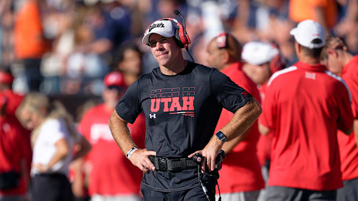 Utah Utes head coach Morgan Scalley lost a big piece of his offense to the transfer portal.