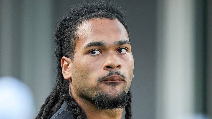 Carolina Panthers running back Jonathon Brooks 