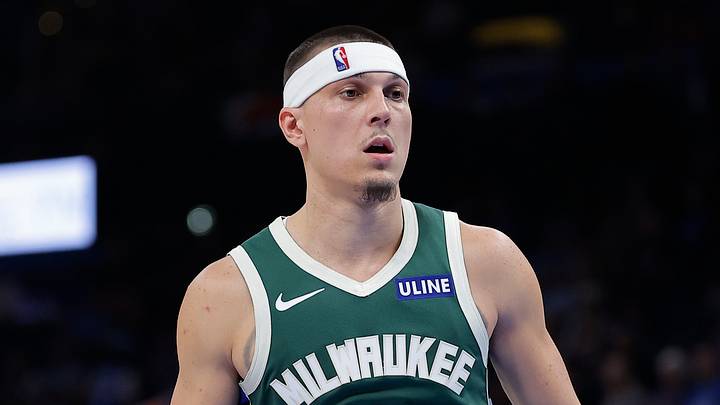 Milwaukee Bucks guard Tyler Herro (11) during the second half of a preseason game at Paycom Center on October 7, 2026.
