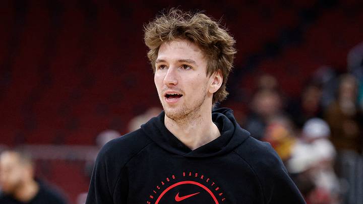 Feb 22, 2026; Chicago, Illinois, USA; Chicago Bulls forward Matas Buzelis (14) warms up before an NBA game against the New York Knicks at United Center. Mandatory Credit: Kamil Krzaczynski-Imagn Images Feb 22, 2026; Chicago, Illinois, USA; Chicago Bulls forward Matas Buzelis (14) warms up before an NBA game against the New York Knicks at United Center. Mandatory Credit: Kamil Krzaczynski-Imagn Images
