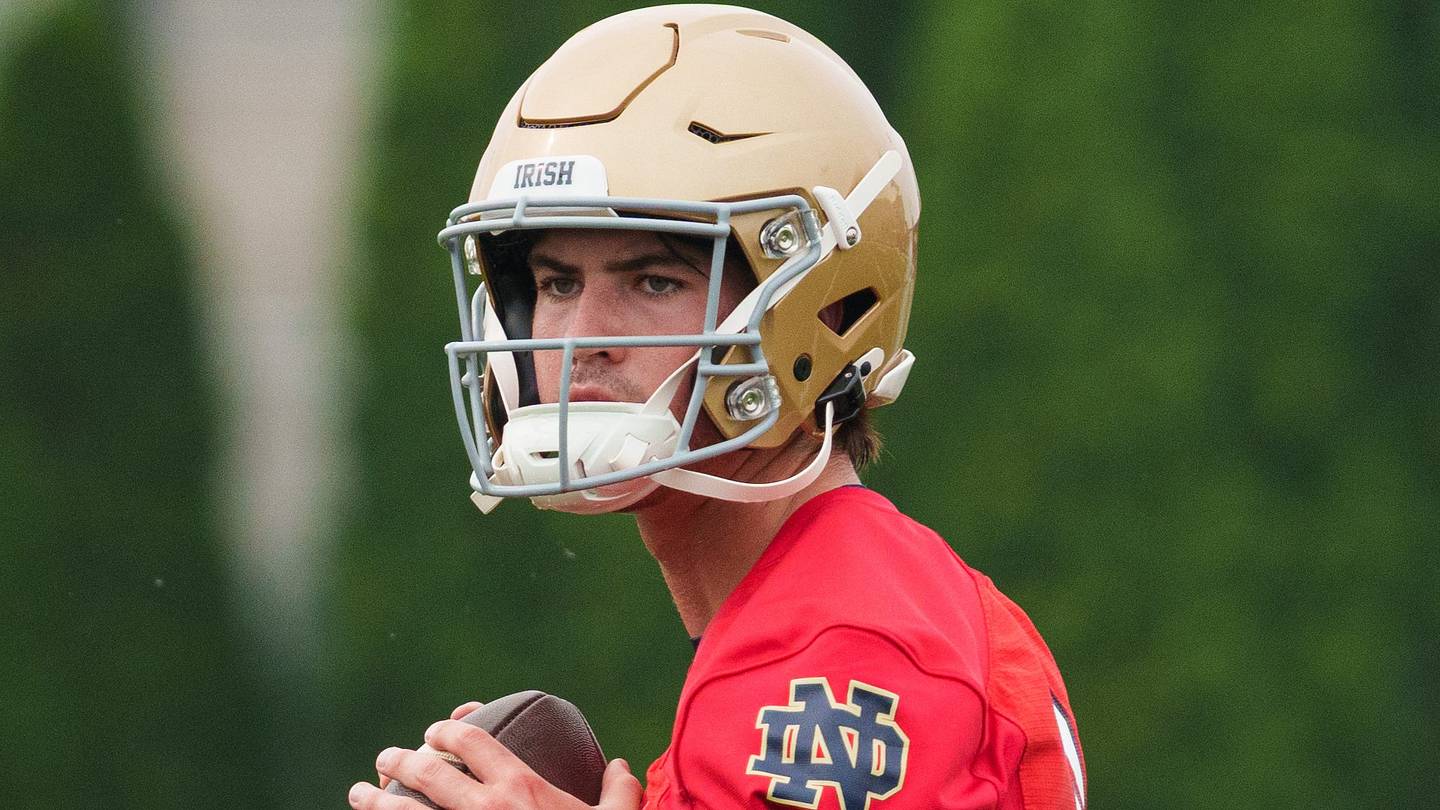 Teddy Jarrard has Notre Dame potentially seeing a surprise QB battle winner already