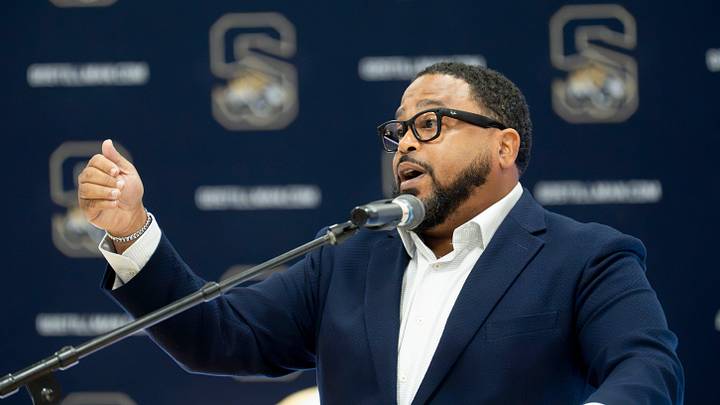 Oct. 1, 2026; Tuscaloosa, AL, USA; Stillman College introduced Teddy Keaton as the new athletic director and head football coach. Oct. 1, 2026; Tuscaloosa, AL, USA; Stillman College introduced Teddy Keaton as the new athletic director and head football coach.