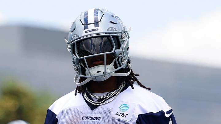 Dallas Cowboys running back Jaydon Blue Dallas Cowboys running back Jaydon Blue