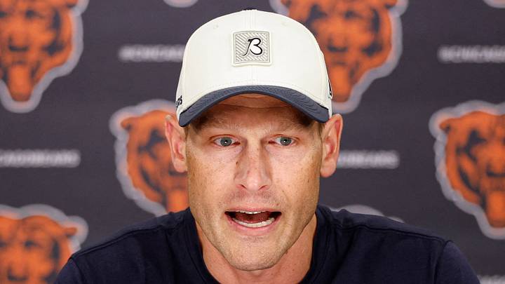 Chicago Bears head coach Ben Johnson