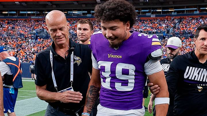 Here's how things are looking for rookie Vikings safety Jacob Thomas heading into the Week 1 action. Here's how things are looking for rookie Vikings safety Jacob Thomas heading into the Week 1 action.