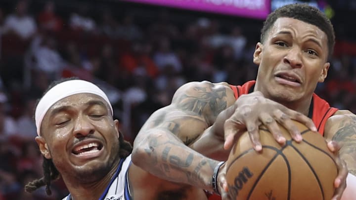 Orlando Magic center Wendell Carter Jr. and Houston Rockets center Alperen Sengun.