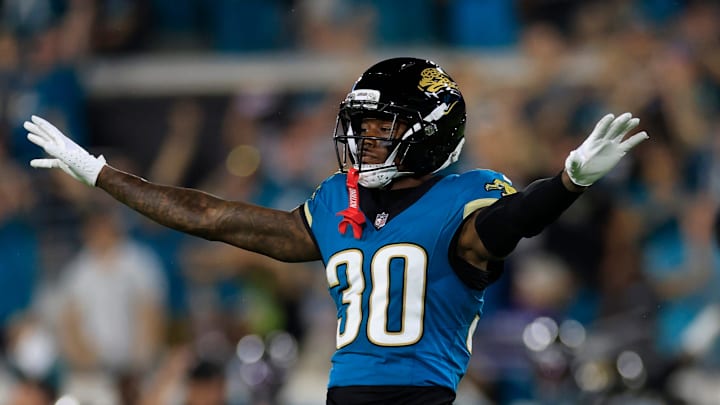Jacksonville Jaguars cornerback Montaric Brown. 