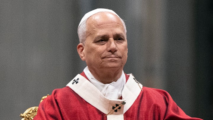 Pope Leo XIV celebrates a Mass for the opening of the academic year on October 26, 2025.