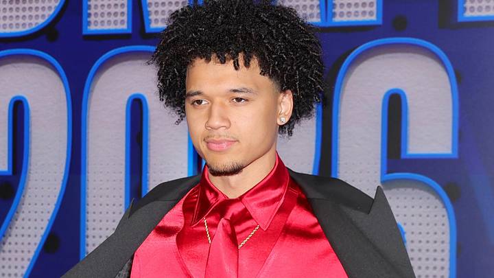 Jun 23, 2026; New York, NY, USA; Draft prospect Brayden Burries poses for photos on the red carpet before the 2026 NBA draft at Barclays Center. Mandatory Credit: Brad Penner-Imagn Images Jun 23, 2026; New York, NY, USA; Draft prospect Brayden Burries poses for photos on the red carpet before the 2026 NBA draft at Barclays Center. Mandatory Credit: Brad Penner-Imagn Images