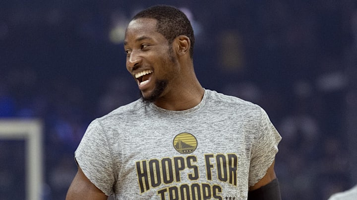 Nov 9, 2025; San Francisco, California, USA; Golden State Warriors forward Jonathan Kuminga (1) warms up before facing the Indiana Pacers at Chase Center. Mandatory Credit: D. Ross Cameron-Imagn Images Nov 9, 2025; San Francisco, California, USA; Golden State Warriors forward Jonathan Kuminga (1) warms up before facing the Indiana Pacers at Chase Center. Mandatory Credit: D. Ross Cameron-Imagn Images