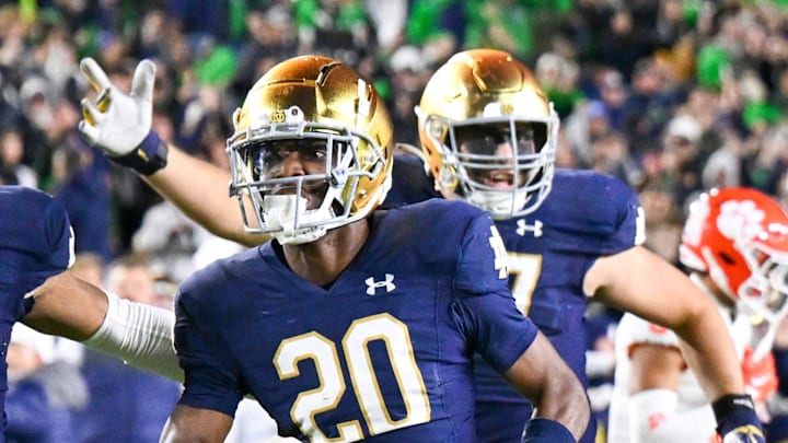 Benjamin Morrison celebrates a turnover.