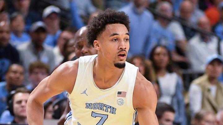 North Carolina Tar Heels guard Seth Trimble (7) drives to the basket Thursday, March 19, 2026, during the NCAA Men’s Basketball Tournament first round game against the VCU Rams at Bon Secours Wellness Arena in Greenville, South Carolina. North Carolina Tar Heels guard Seth Trimble (7) drives to the basket Thursday, March 19, 2026, during the NCAA Men’s Basketball Tournament first round game against the VCU Rams at Bon Secours Wellness Arena in Greenville, South Carolina.