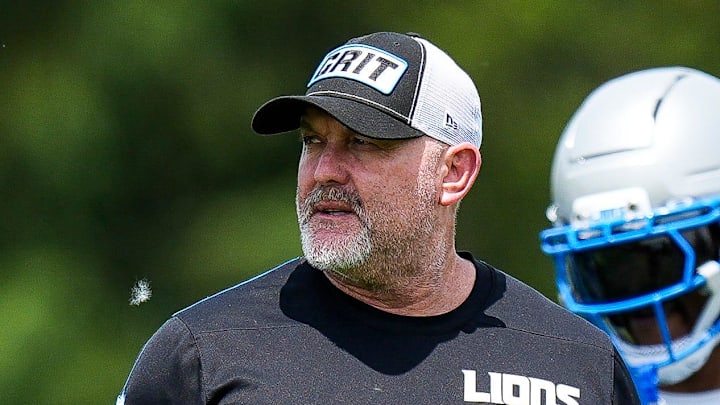 Detroit Lions offensive coordinator John Morton.