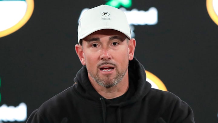 Green Bay Packers head coach Matt LaFleur
