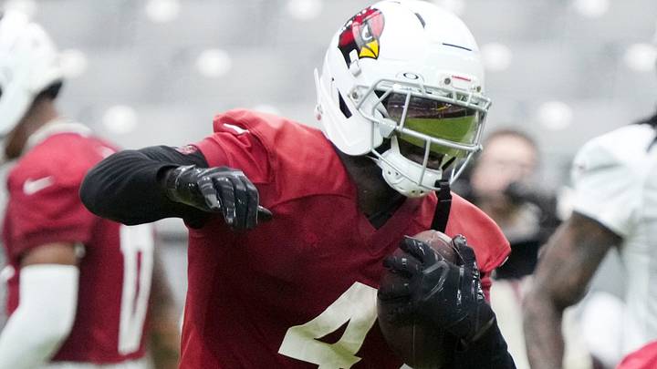 Arizona Cardinals running back Jeremiyah Love (4) Arizona Cardinals running back Jeremiyah Love (4)