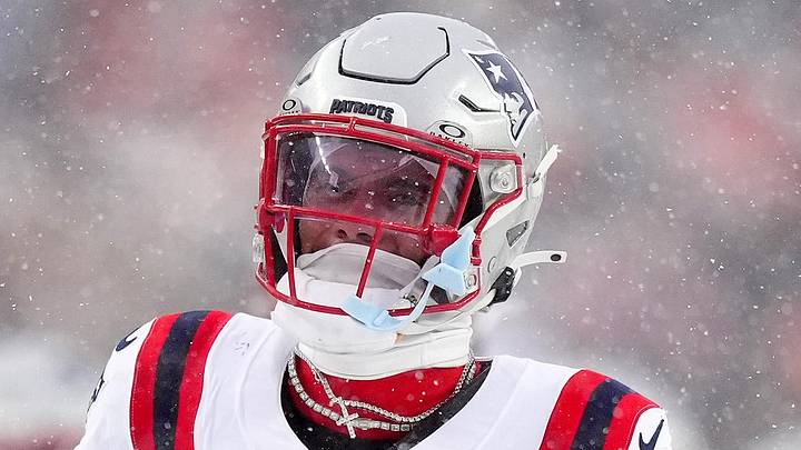 Jan 25, 2026; Denver, CO, USA; New England Patriots cornerback Christian Gonzalez (0) reacts after an interception against the Denver Broncos during the second half in the 2026 AFC Championship Game at Empower Field at Mile High. Mandatory Credit: Ron Chenoy-Imagn Images Jan 25, 2026; Denver, CO, USA; New England Patriots cornerback Christian Gonzalez (0) reacts after an interception against the Denver Broncos during the second half in the 2026 AFC Championship Game at Empower Field at Mile High. Mandatory Credit: Ron Chenoy-Imagn Images