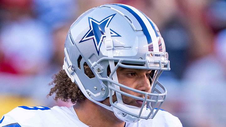 Dallas Cowboys offensive tackle Terence Steele Dallas Cowboys offensive tackle Terence Steele