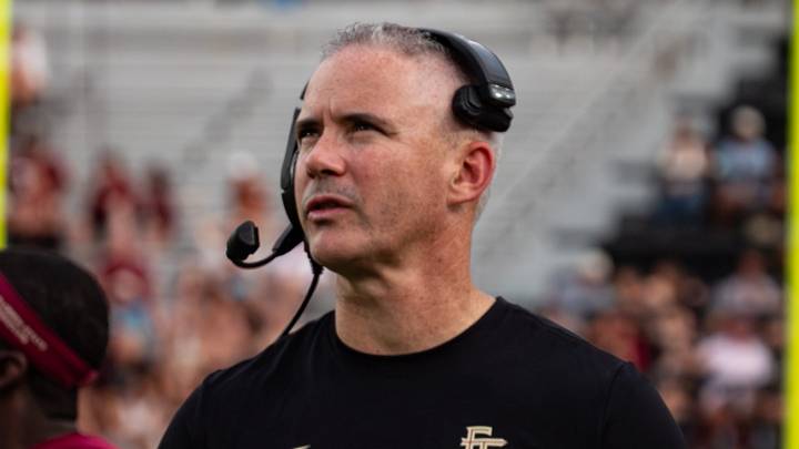 Florida State University football head coach Mike Norvell. Florida State University football head coach Mike Norvell.