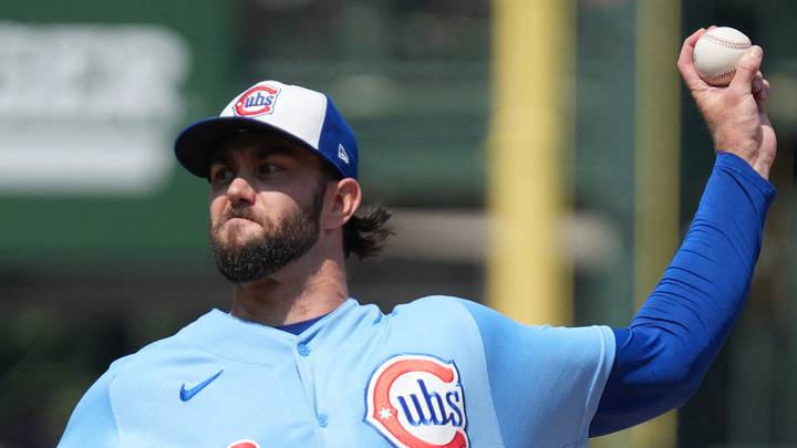 Aug 28, 2026; Chicago, Illinois, USA; Chicago Cubs pitcher David Peterson (19) throws the ball against the Cincinnati Reds during the first inning at Wrigley Field. Mandatory Credit: David Banks-Imagn Images Aug 28, 2026; Chicago, Illinois, USA; Chicago Cubs pitcher David Peterson (19) throws the ball against the Cincinnati Reds during the first inning at Wrigley Field. Mandatory Credit: David Banks-Imagn Images