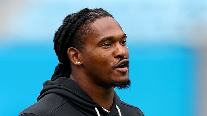 Carolina Panthers running back Rico Dowdle Carolina Panthers running back Rico Dowdle