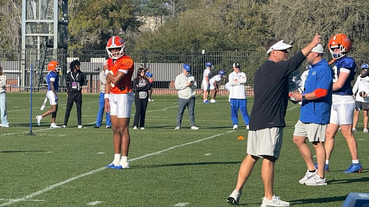 The Florida Gators opened its first spring camp under head coach Jon Sumrall on Tuesday. The Florida Gators opened its first spring camp under head coach Jon Sumrall on Tuesday.
