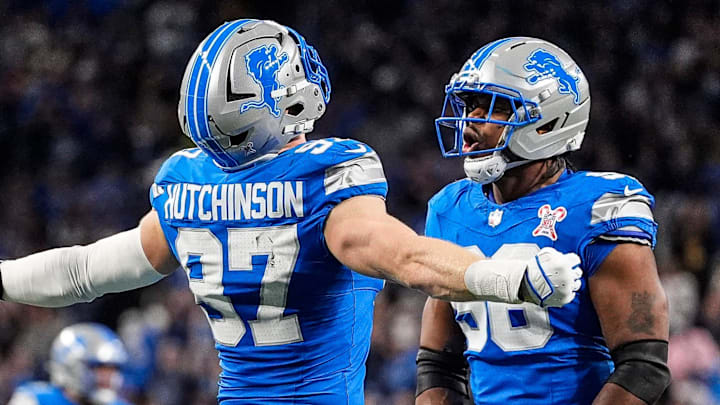 Detroit Lions defensive end Aidan Hutchinson (97).