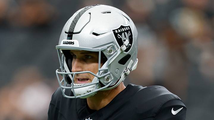 Aug 13, 2026; Paradise, Nevada, USA; Las Vegas Raiders quarterback Kirk Cousins (8) warms up before the game against the Arizona Cardinals at Allegiant Stadium. Mandatory Credit: David Brytus-Imagn Images Aug 13, 2026; Paradise, Nevada, USA; Las Vegas Raiders quarterback Kirk Cousins (8) warms up before the game against the Arizona Cardinals at Allegiant Stadium. Mandatory Credit: David Brytus-Imagn Images