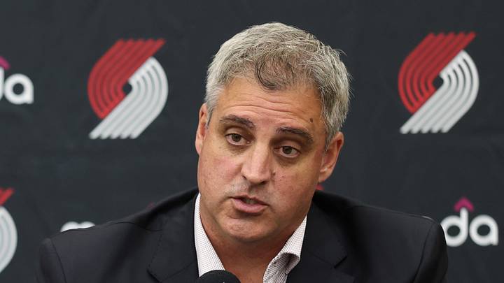 Micah Nori answers questions from the press conference at the Trail Blazers Practice Facility. Micah Nori answers questions from the press conference at the Trail Blazers Practice Facility.
