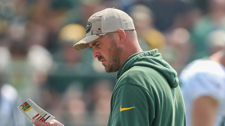 Green Bay Packers quarterbacks coach Sean Mannion