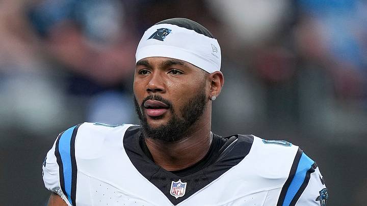 Carolina Panthers tight end Ja’Tavion Sanders 