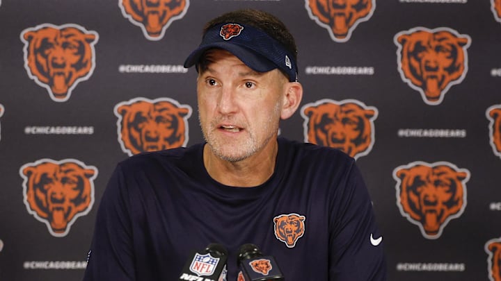 Chicago Bears defensive coordinator Dennis Allen