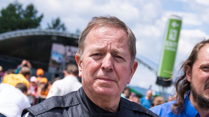 Martin Brundle seen during the FIA Formula One World Championship 2022 in Spielberg, Austria on July 10, 2022. Philip Platzer / Red Bull Content Pool