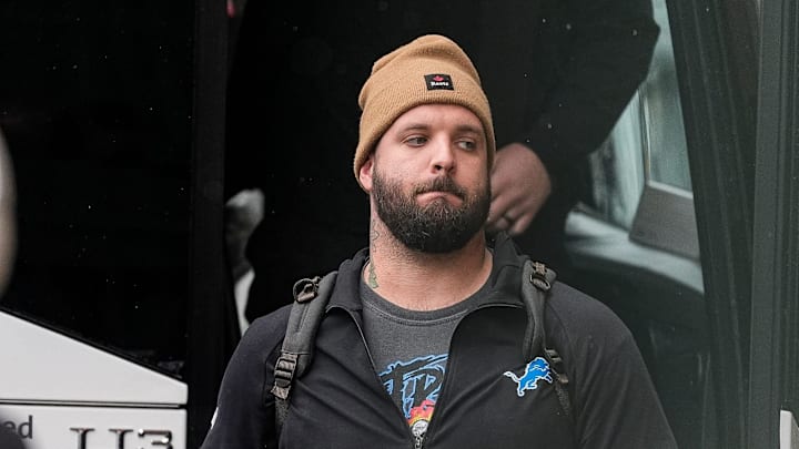 Detroit Lions offensive tackle Taylor Decker (68).