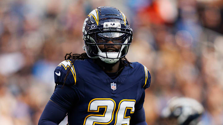 Los Angeles Chargers cornerback Donte Jackson Los Angeles Chargers cornerback Donte Jackson