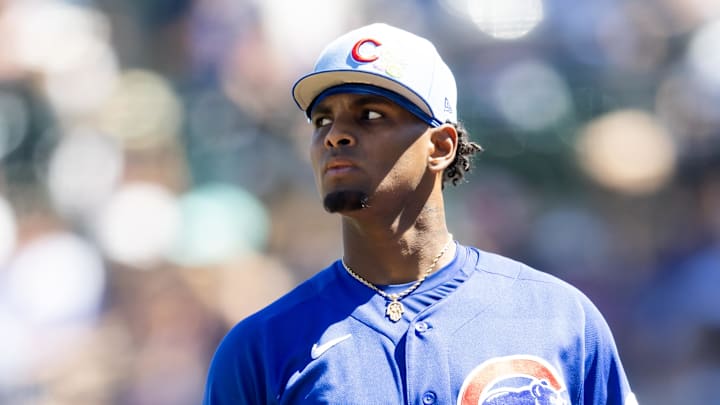 Chicago Cubs pitcher Edward Cabrera