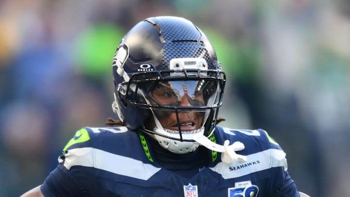 Seattle Seahawks wide receiver Rashid Shaheed runs