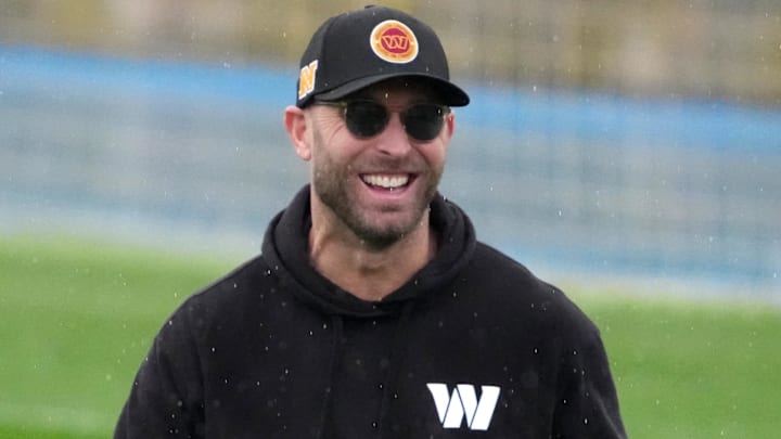 Washington Commanders offensive coordinator Kliff Kingsbury. Washington Commanders offensive coordinator Kliff Kingsbury.