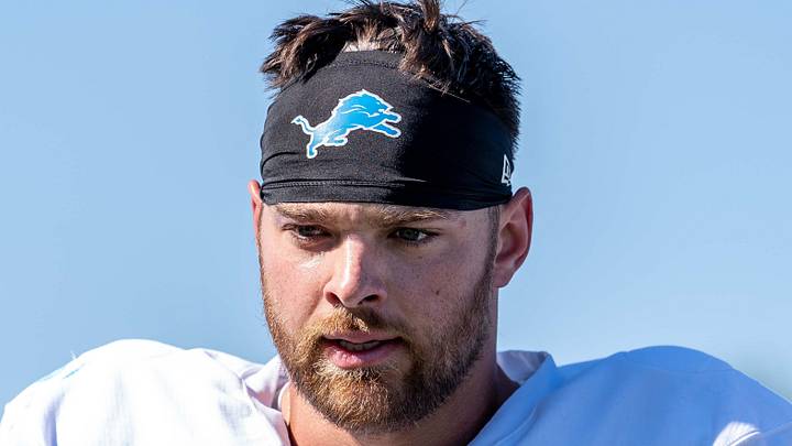 Detroit Lions linebacker Joe Bachie (35). Detroit Lions linebacker Joe Bachie (35).