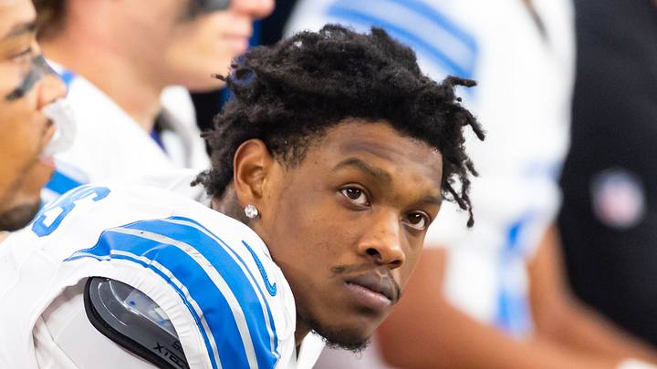 Detroit Lions wide receiver Jameson Williams (1). Detroit Lions wide receiver Jameson Williams (1).
