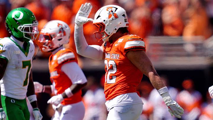 Oklahoma State's Ethan Wesloski. Oklahoma State's Ethan Wesloski.