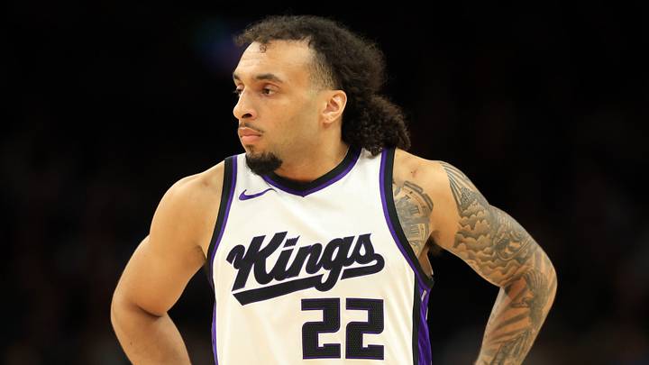Mar 14, 2025; Phoenix, Arizona, USA; Sacramento Kings guard Devin Carter (22) against the Phoenix Suns at Footprint Center. Mandatory Credit: Mark J. Rebilas-Imagn Images Mar 14, 2025; Phoenix, Arizona, USA; Sacramento Kings guard Devin Carter (22) against the Phoenix Suns at Footprint Center. Mandatory Credit: Mark J. Rebilas-Imagn Images