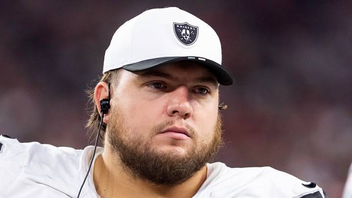 Las Vegas Raiders center Jackson Powers-Johnson Las Vegas Raiders center Jackson Powers-Johnson